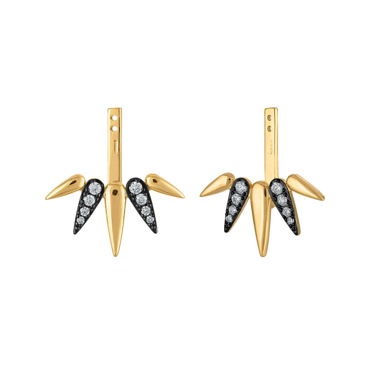 Golden Spike Ear Jacket - Josefina Jewels