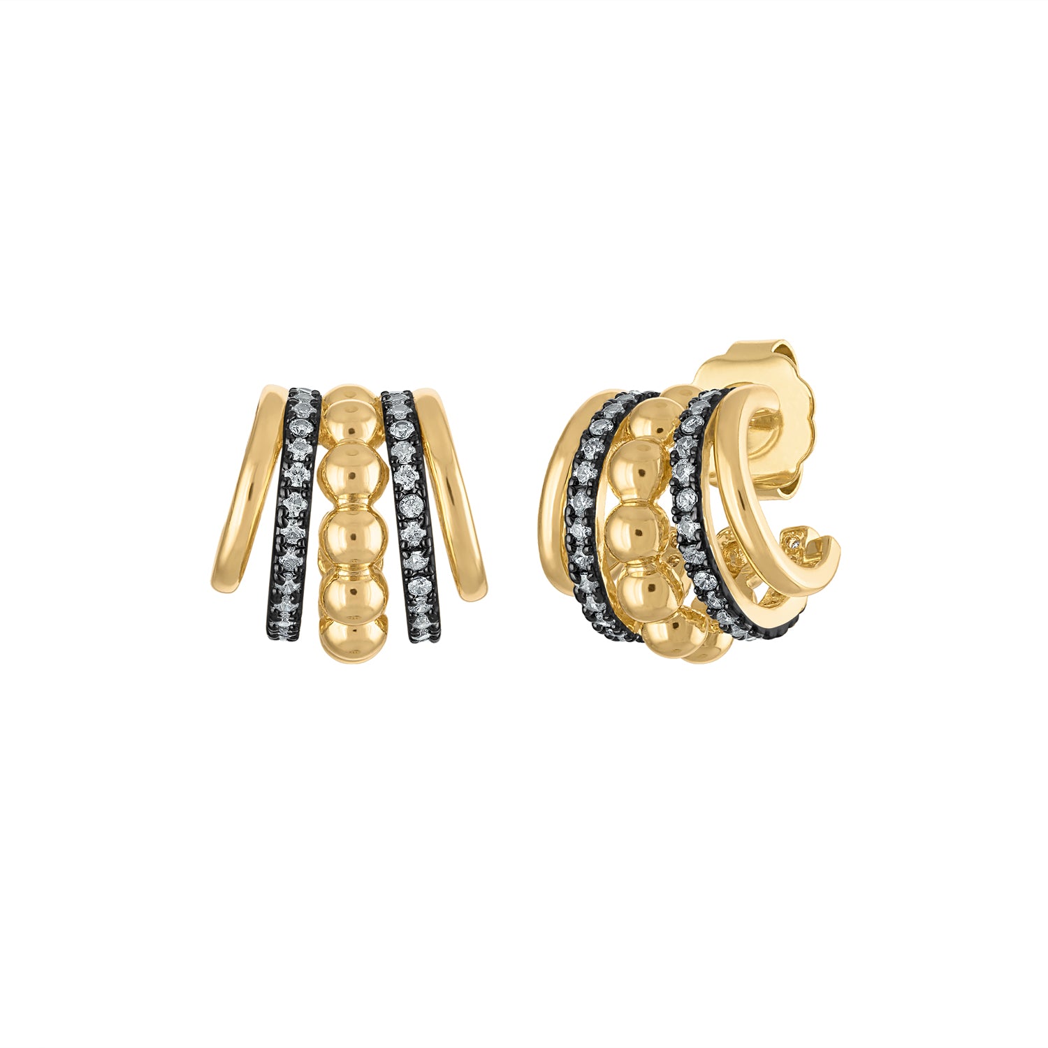 Talia Huggie Earrings - Josefina Jewels