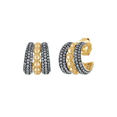 Irene Huggie Statement Earrings