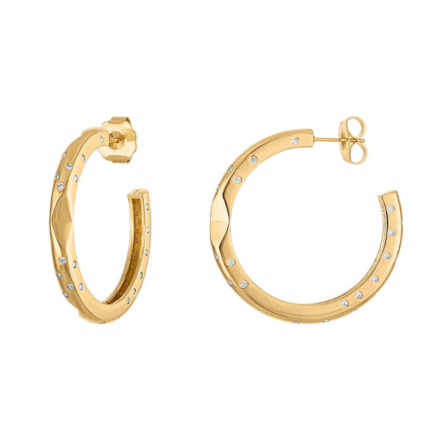 Vanesa Hoop Earrings - Josefina Jewels