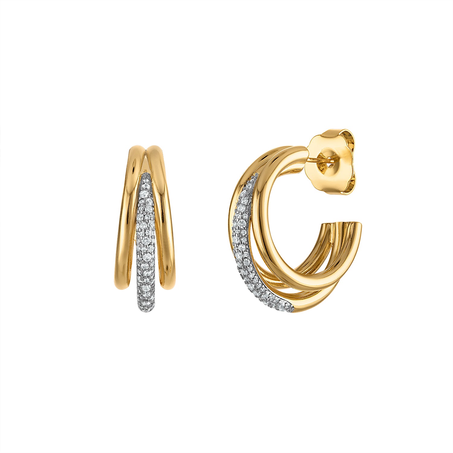 Fabiola Hoop Earring - Josefina Jewels