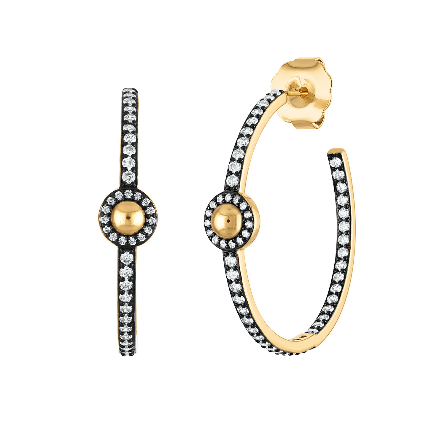 Josephine Hoop Earrings - Josefina Jewels