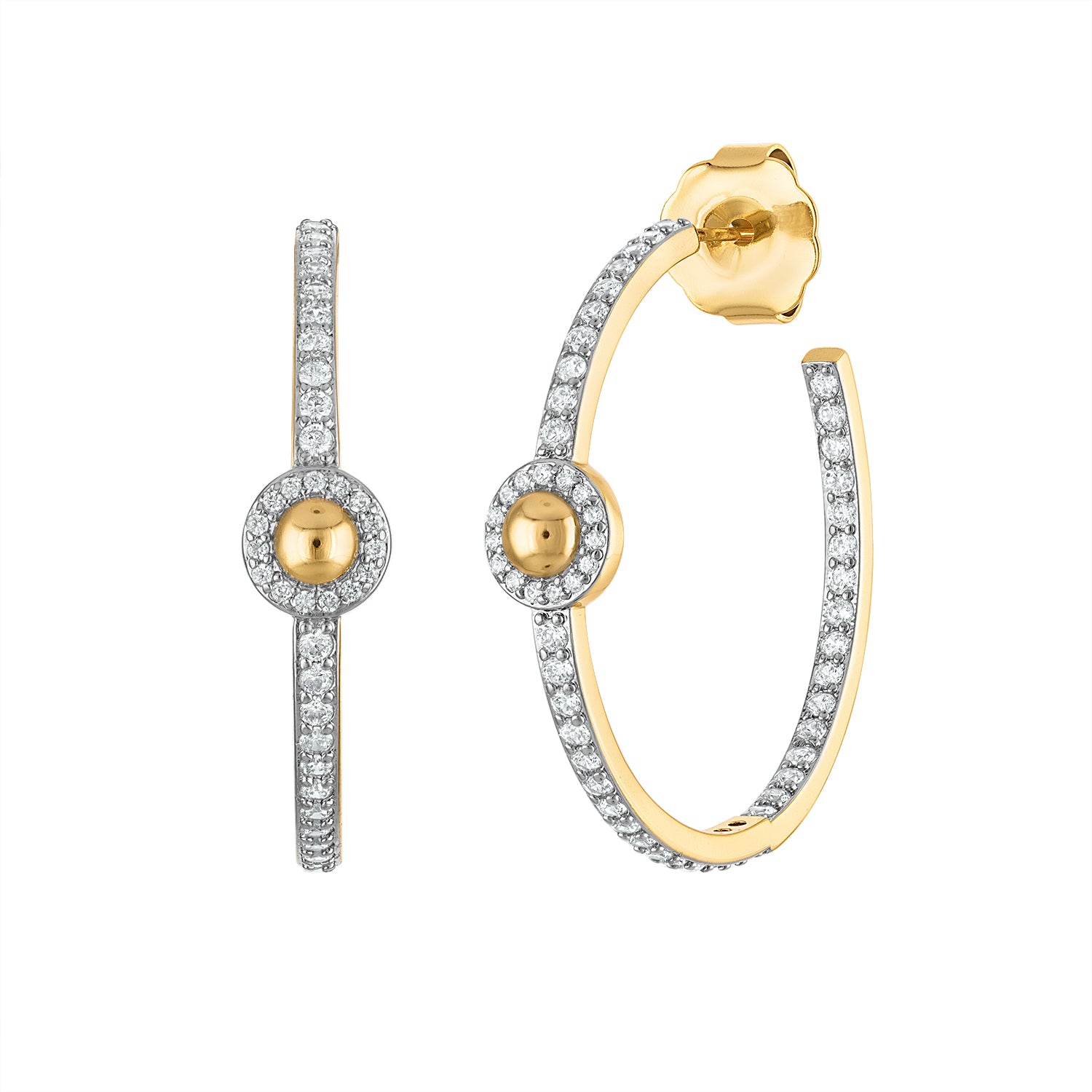 Josephine Hoop Earrings - Josefina Jewels