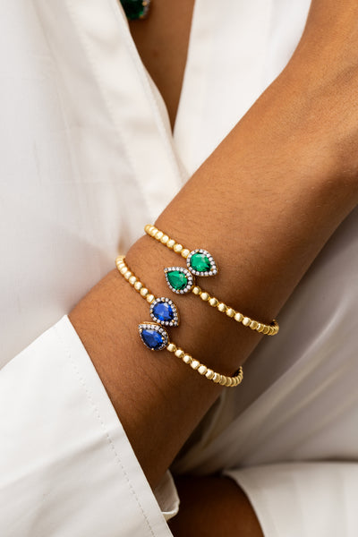 Diana Pear Shape Bracelet - Josefina Jewels