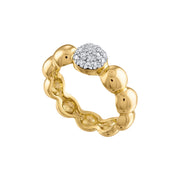 Emilia Pavé Ball Ring - Josefina Jewels