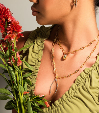 Seba Wish Bone Necklace - Josefina Jewels