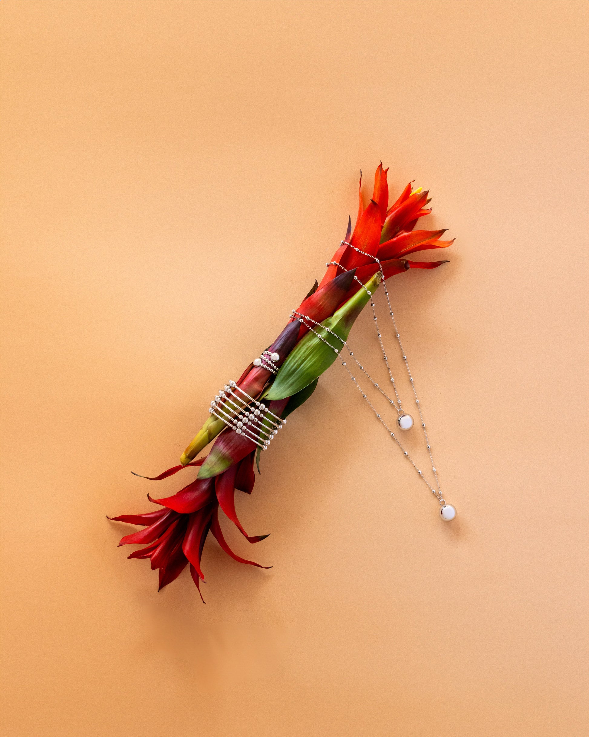 Olivia Ball Short 18-Inch Pendant Necklace - Josefina Jewels