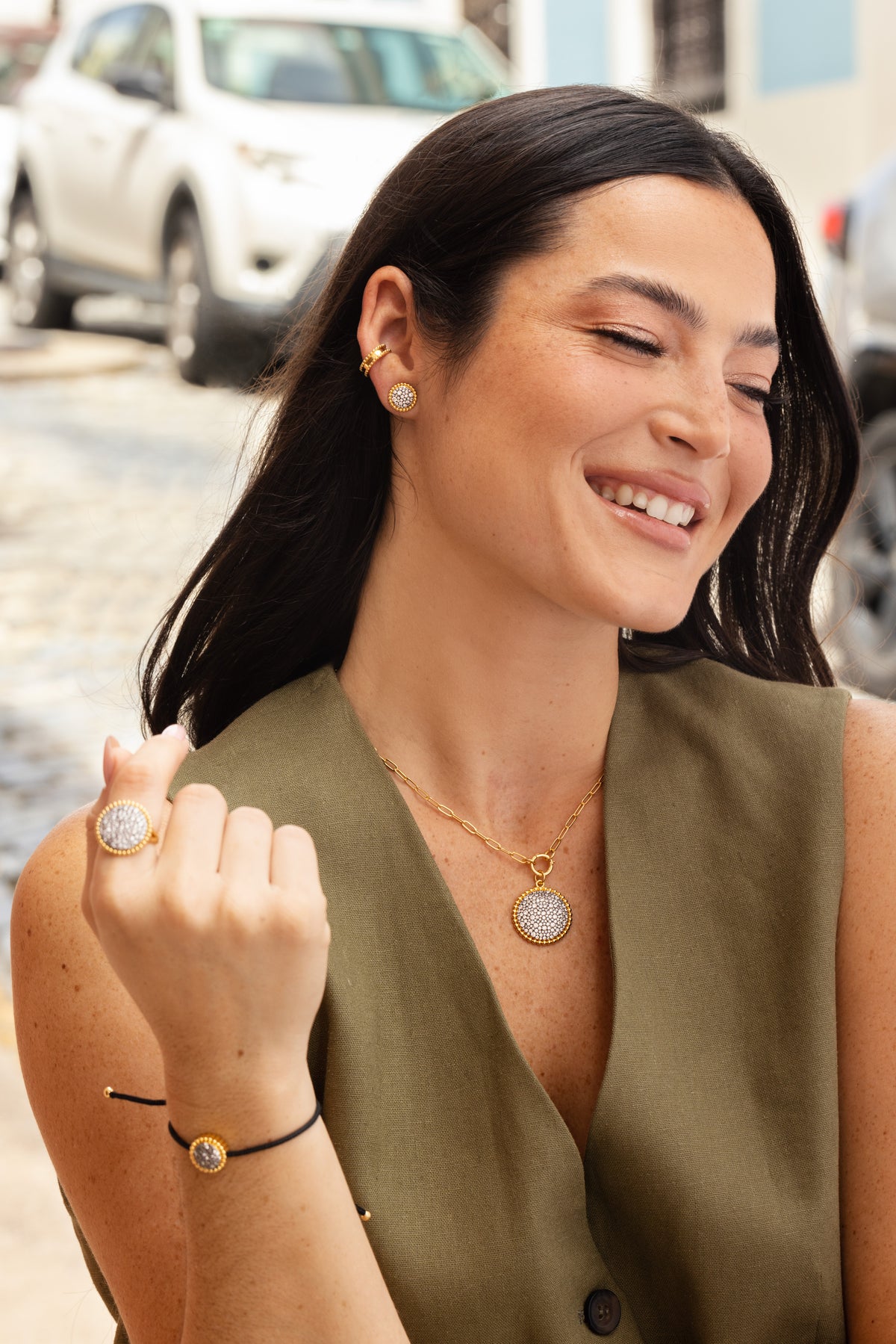 Golden EarCuff - Josefina Jewels