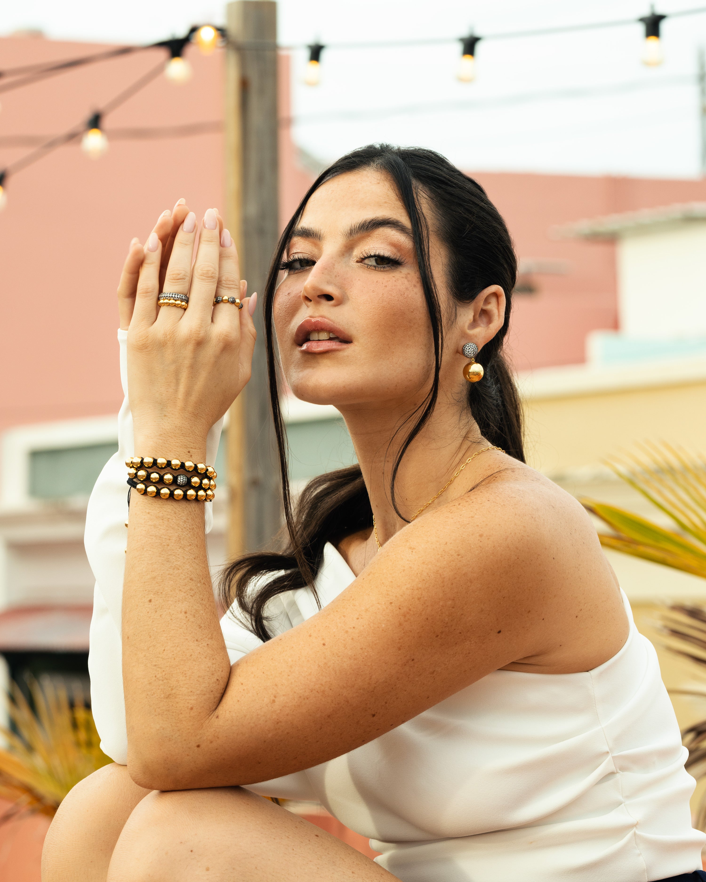 Alexandra Center Pave Bracelet - Josefina Jewels
