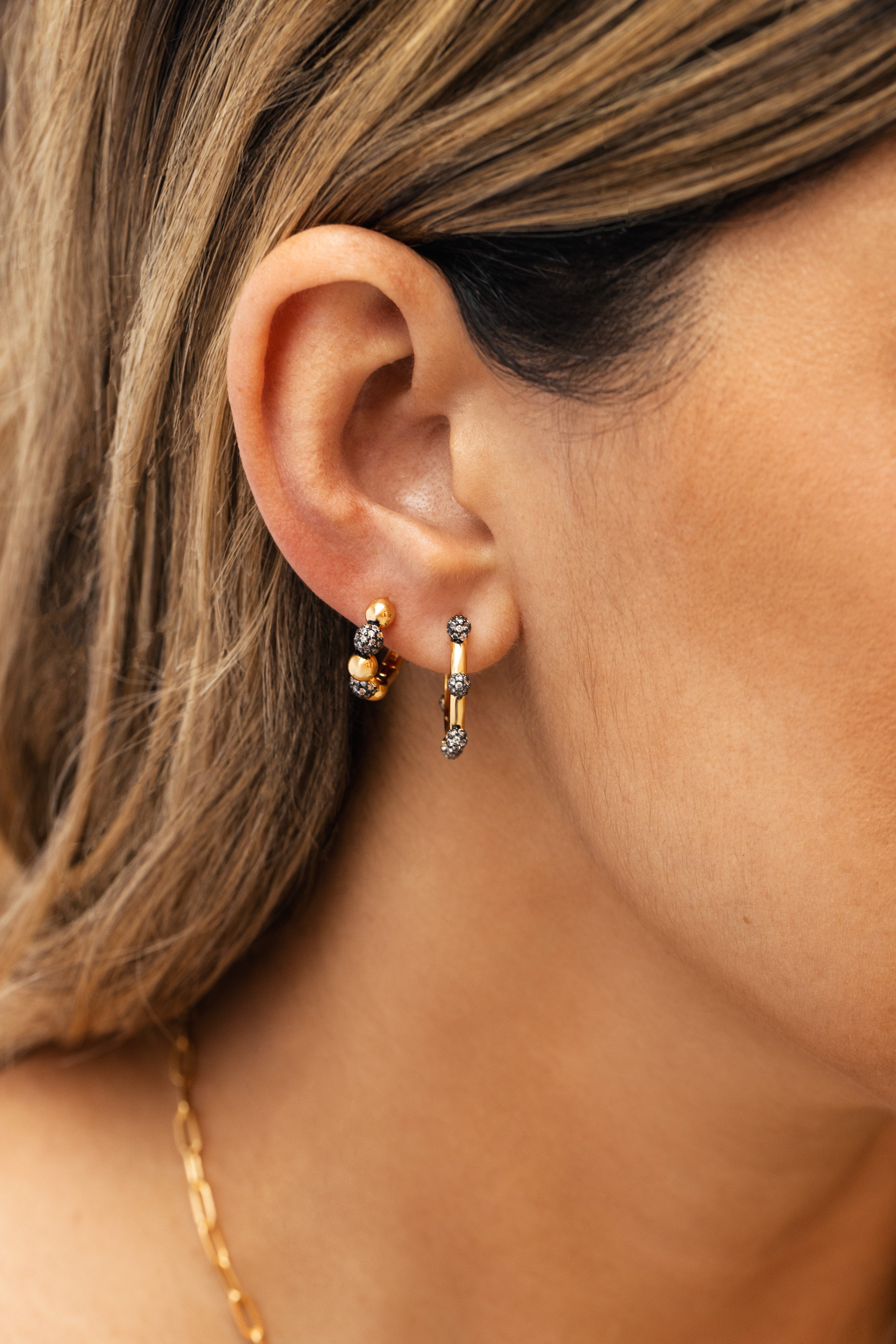 Julia Huggie Earrings - Josefina Jewels
