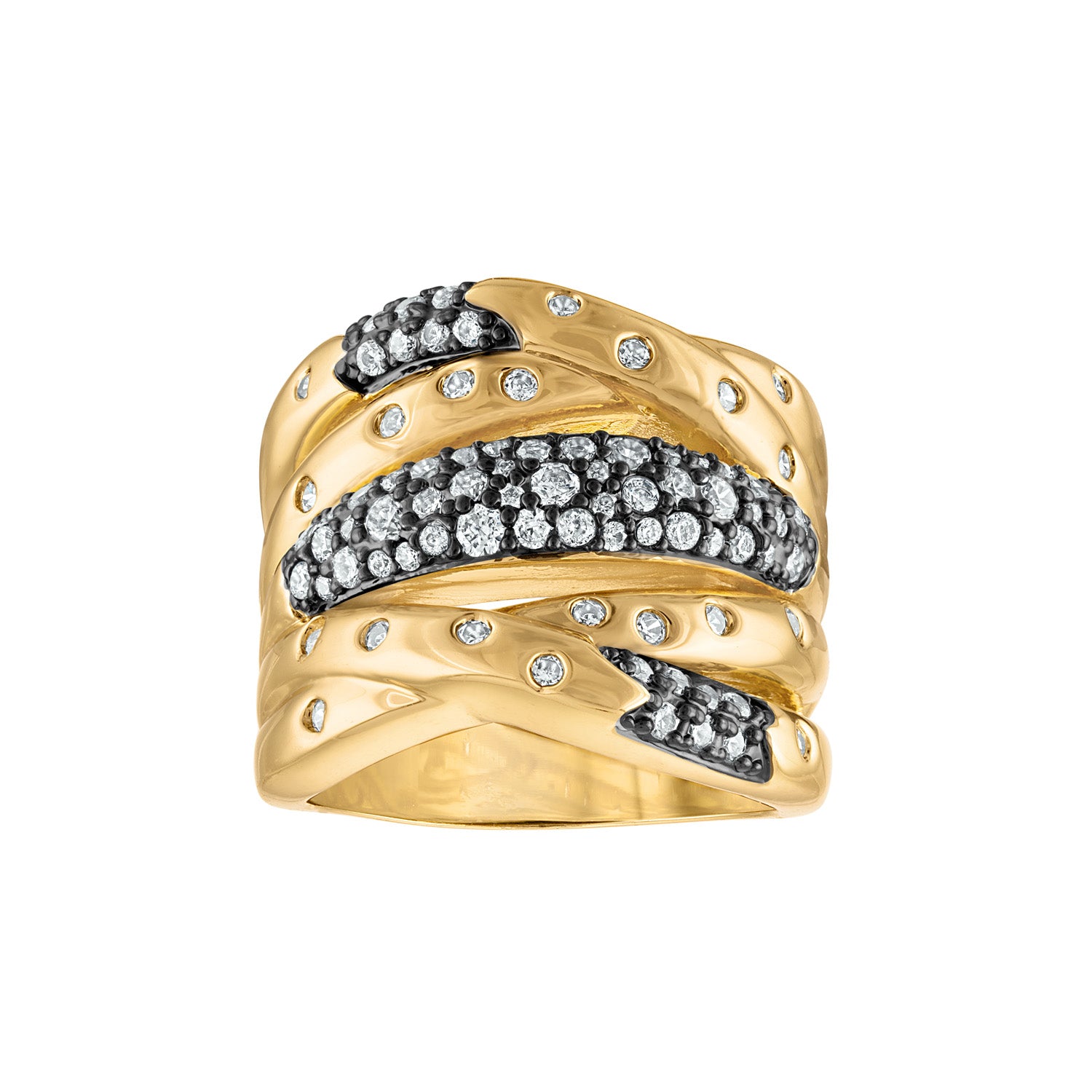 Knot Pave Ring - Josefina Jewels