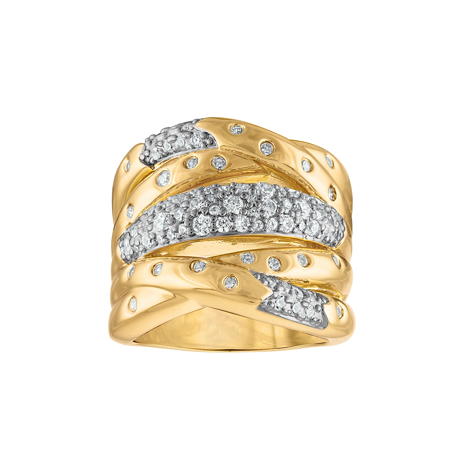 Knot Pave Ring - Josefina Jewels