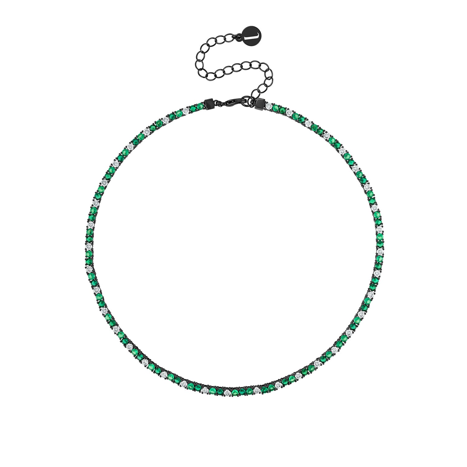 Colorful Tennis Necklace - Josefina Jewels