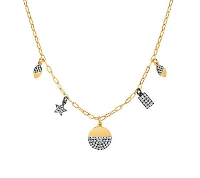 Sky Pave Charms Necklace