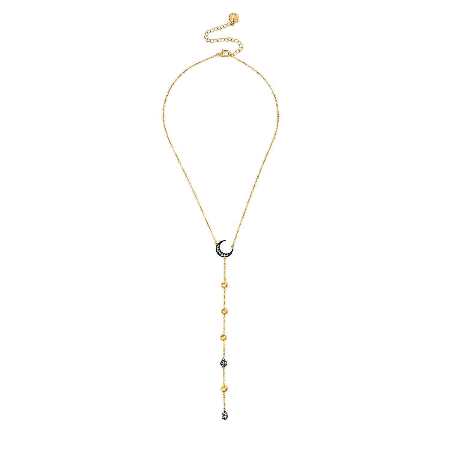 Moon Tie Necklace - Josefina Jewels