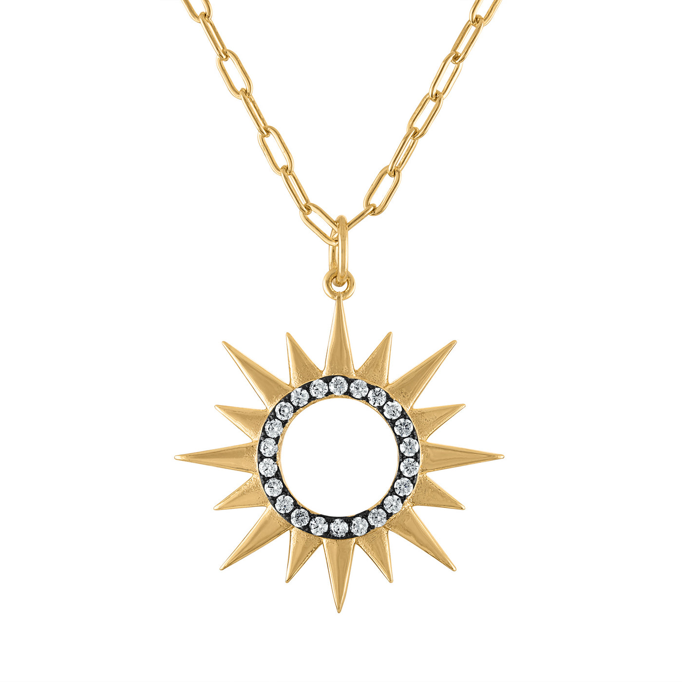 Laura Sun Short Necklace - Josefina Jewels