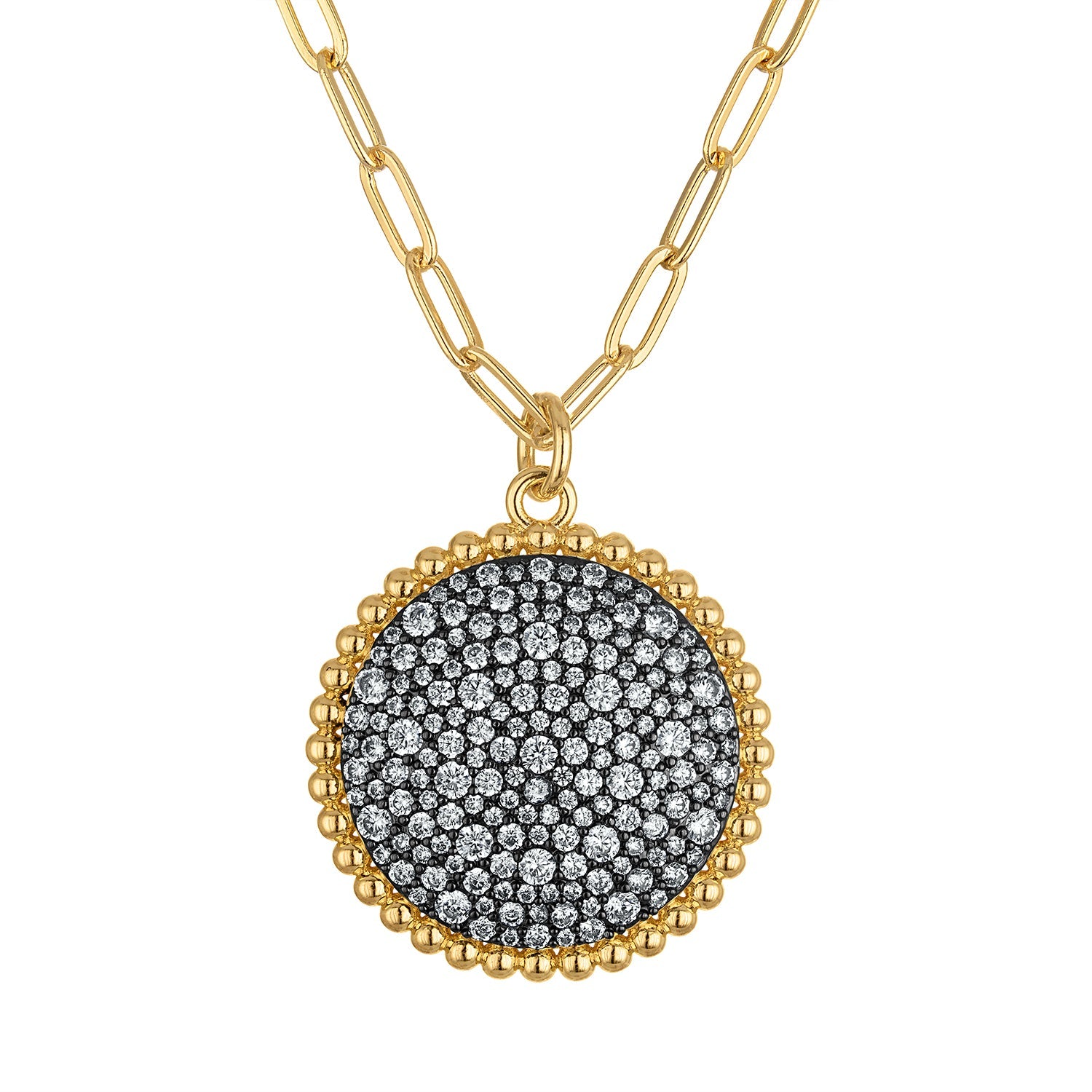 Carla Pendant with Linda Chain - Josefina Jewels
