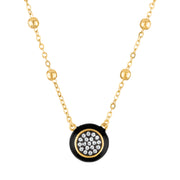 Beatriz Enamel Pendant Necklace - Josefina Jewels
