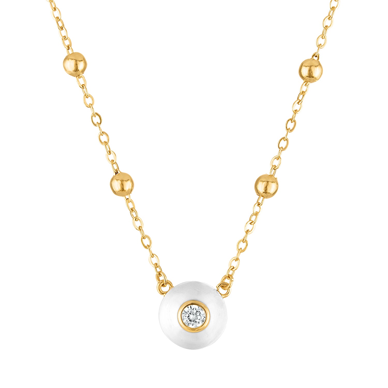 Diana Enamel Necklace - Josefina Jewels