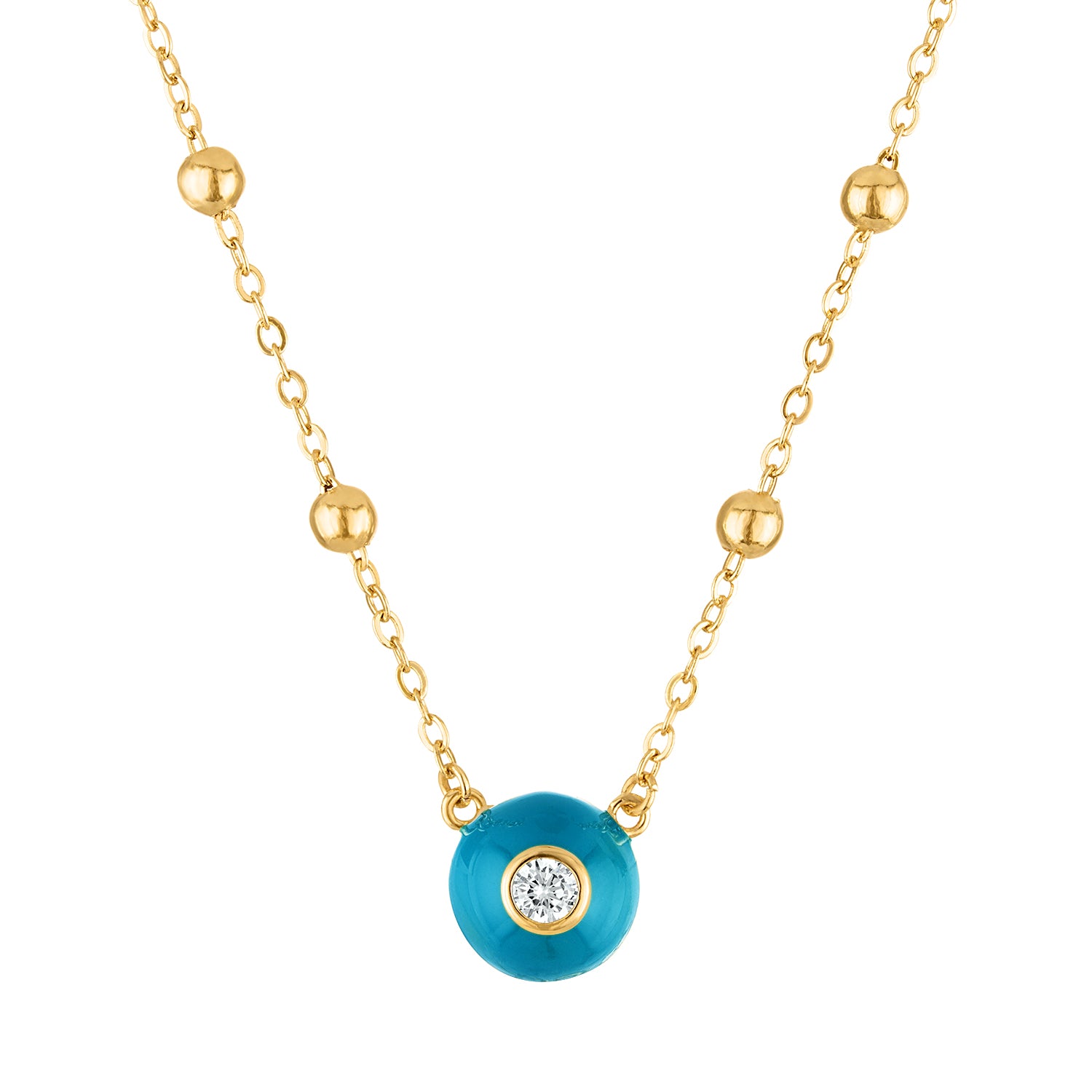 Diana Enamel Necklace - Josefina Jewels
