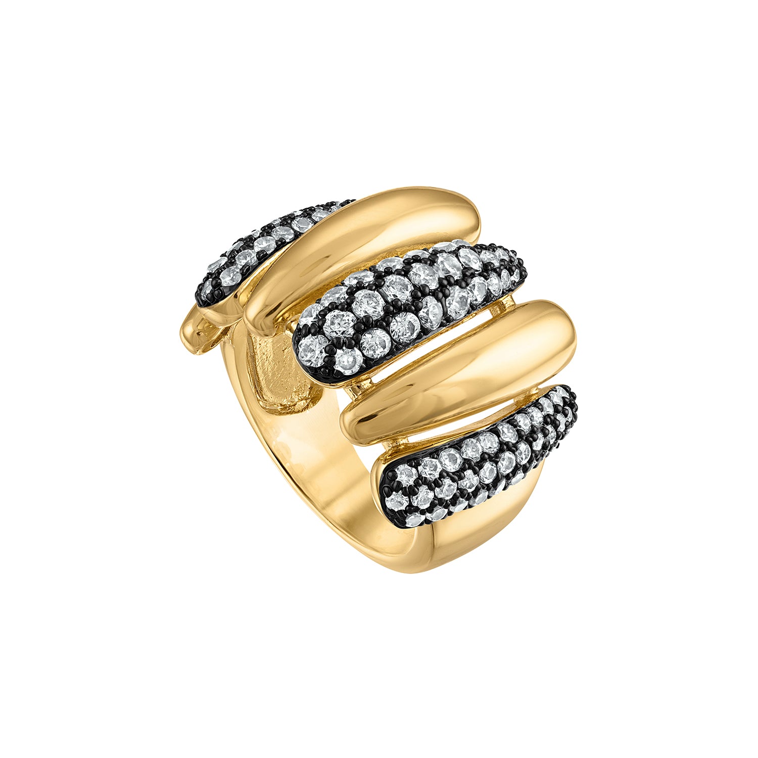 Spike Pave Ring - Josefina Jewels