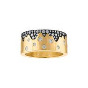 Scattered Pave Band Ring - Josefina Jewels