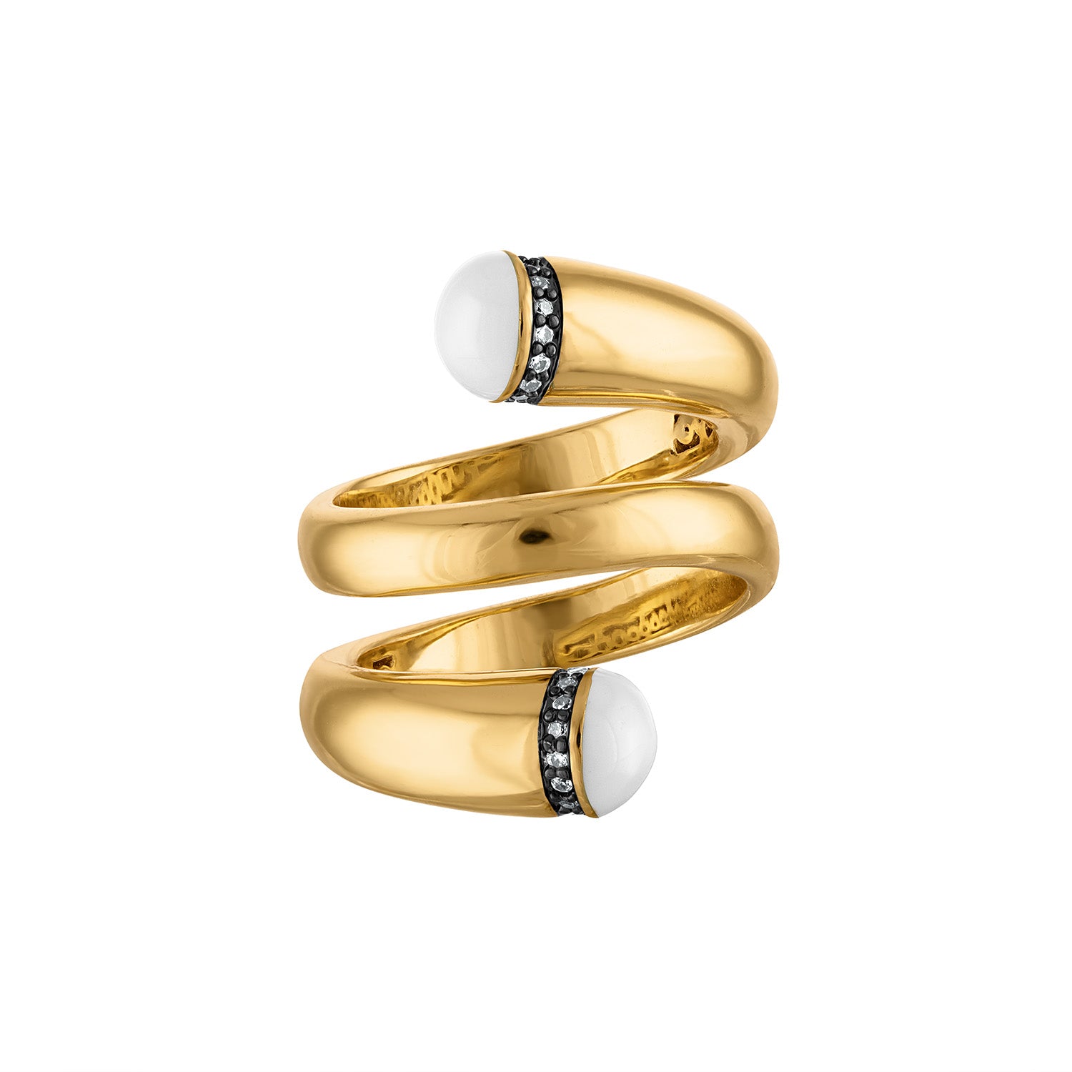 Enamel Swirl Ring - Josefina Jewels