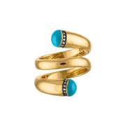 Enamel Swirl Ring - Josefina Jewels