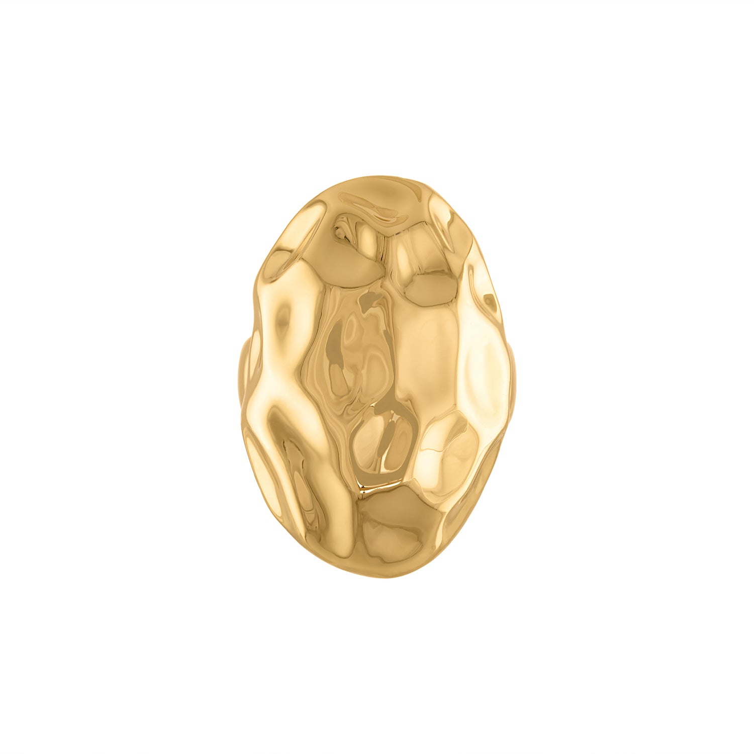 Dome Hammered Ring - Josefina Jewels