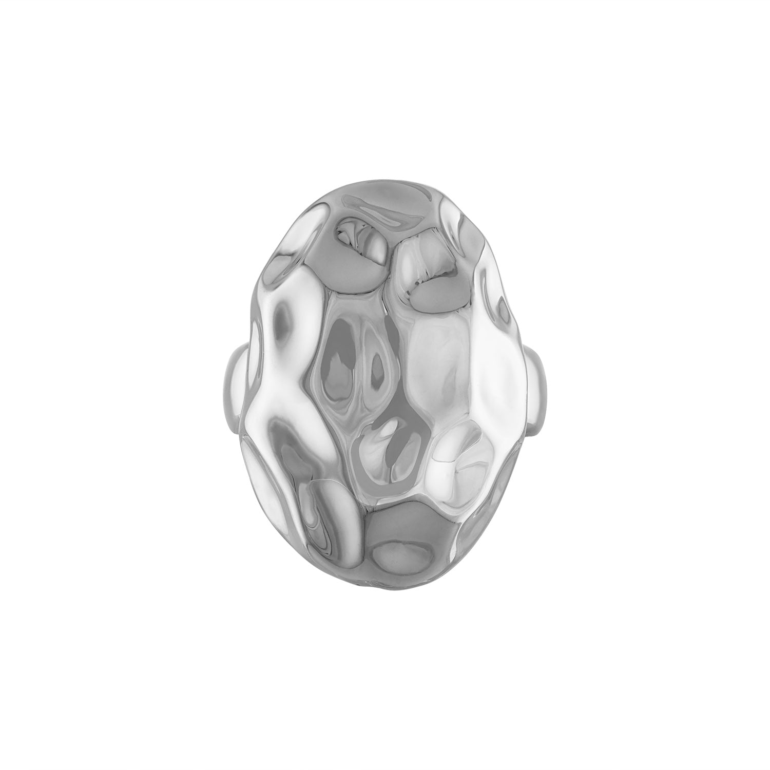 Dome Hammered Ring - Josefina Jewels