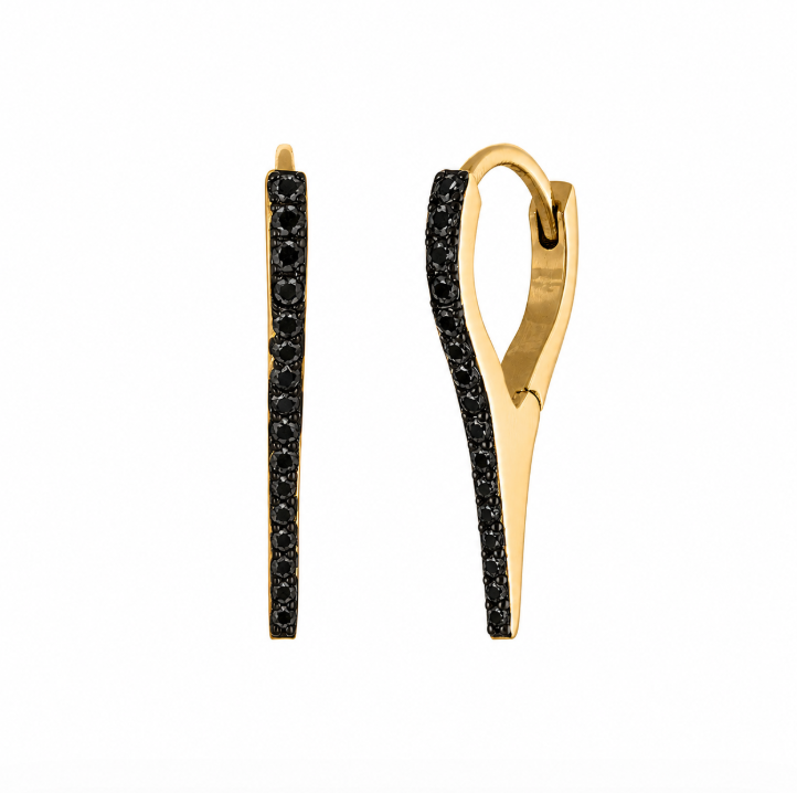 Seba Spike Hoop Earrings - Josefina Jewels