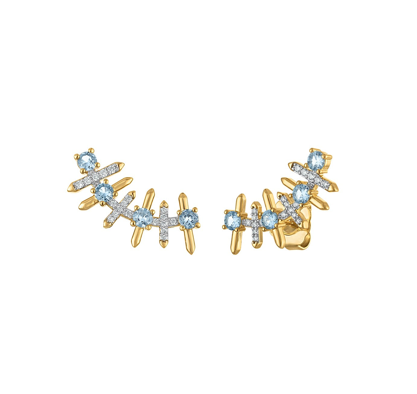 Alondra Ear Climber Earrings - Josefina Jewels