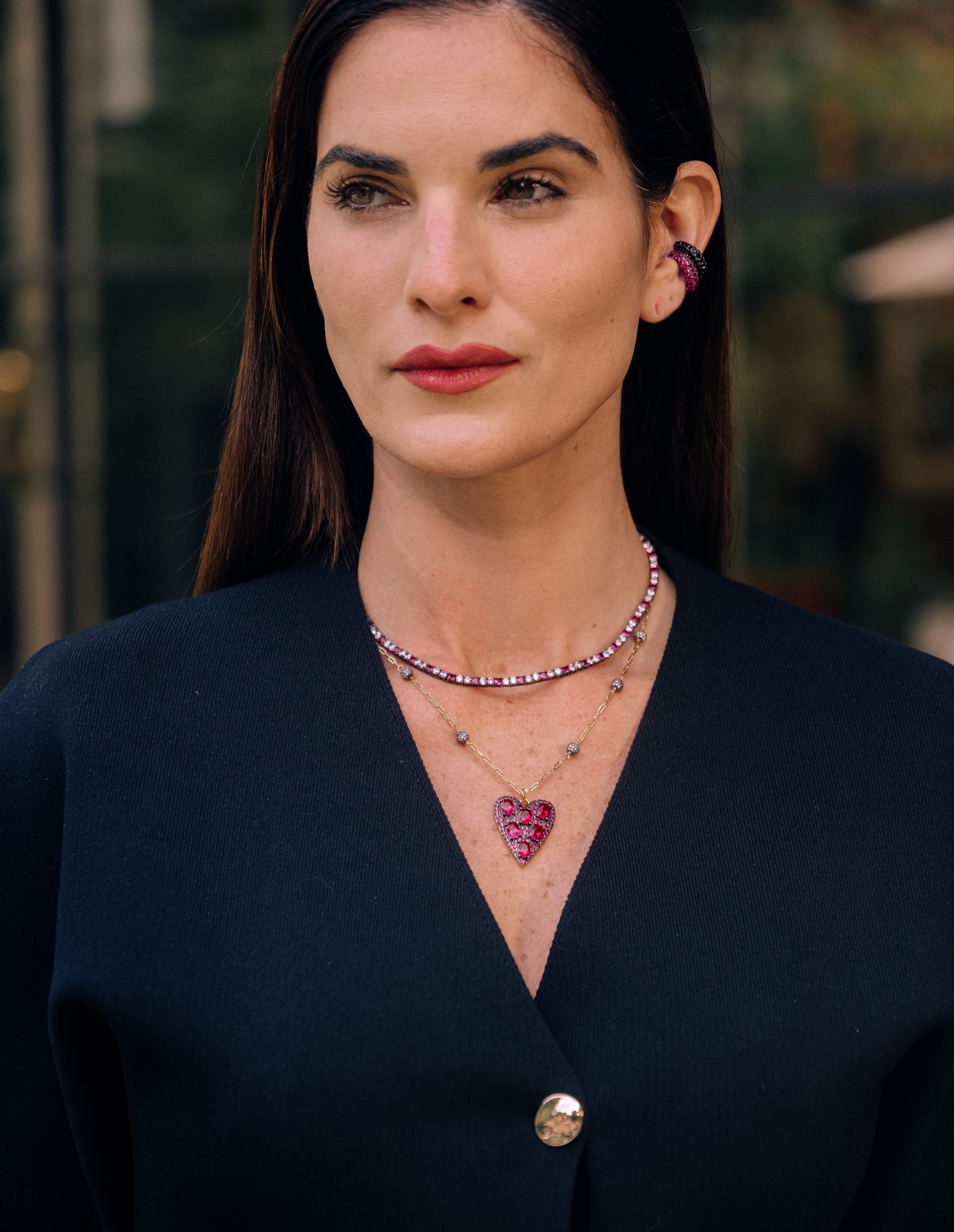 Colorful Tennis Necklace - Josefina Jewels