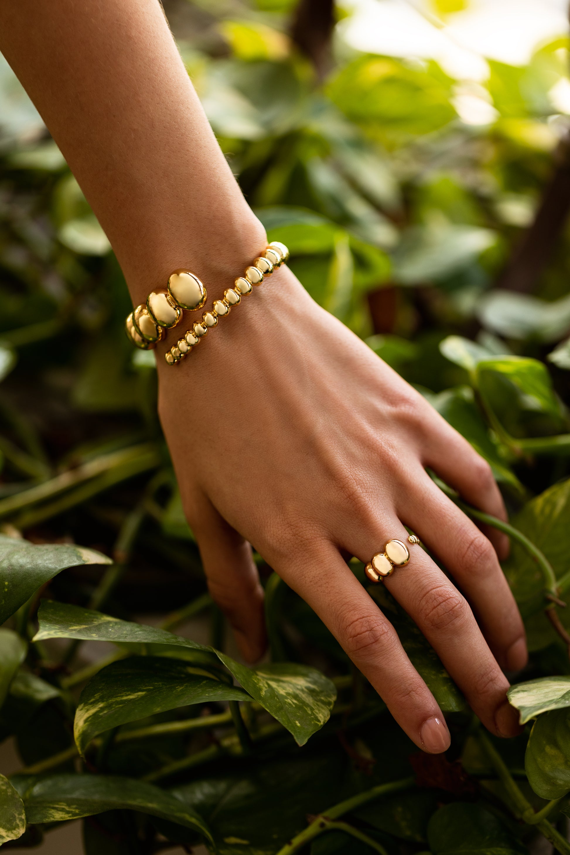 Olivia Golden Serpent Ring - Josefina Jewels