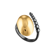 Two Tone Snake Ring - Josefina Jewels