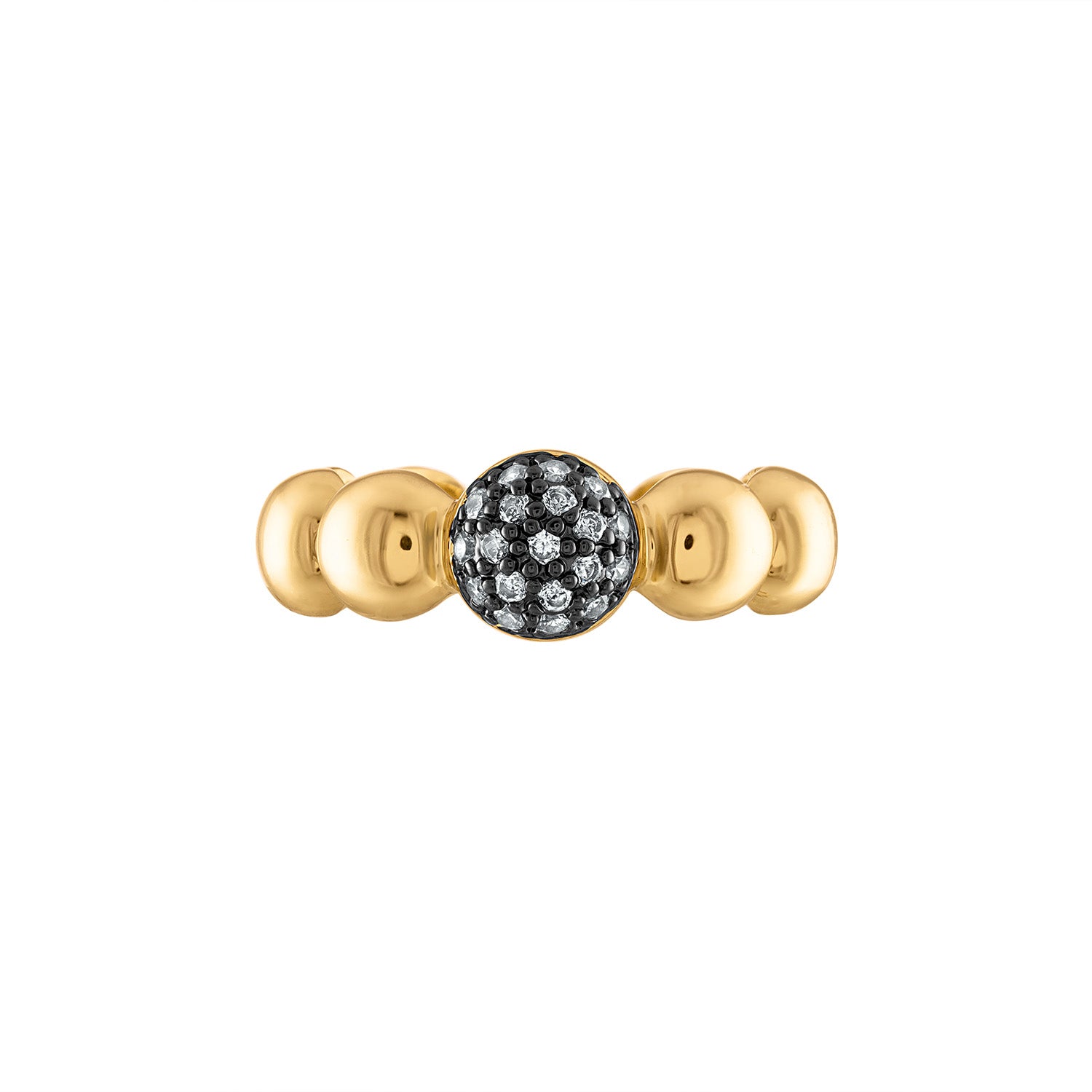 Emilia Pavé Ball Ring - Josefina Jewels