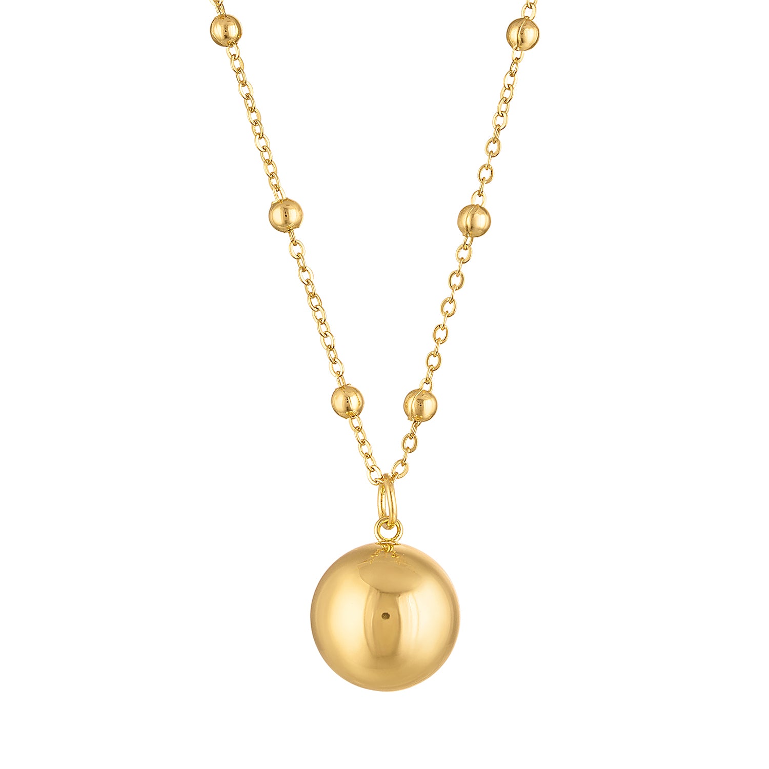 Olivia Ball Short 18-Inch Pendant Necklace - Josefina Jewels